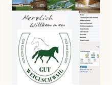 Tablet Screenshot of gut-weiglschwaig.de